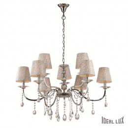 Ideal Lux Hängeleuchte Pantheon Argento SP9 9x40W E14