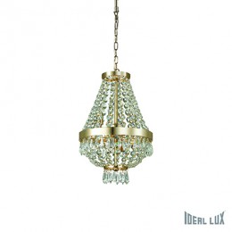 Ideal Lux 114712 Kronleuchter Caesar Oro 4x40W | G9